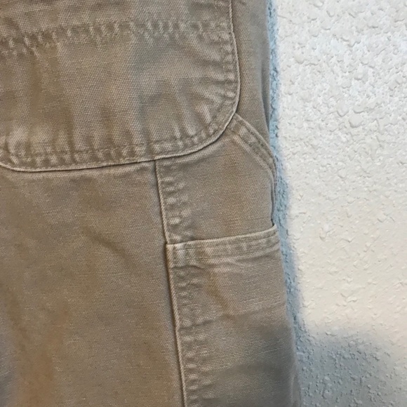 Carhartt Carpenter Durable Tan Cotton Pants 36x29 - Picture 10 of 10